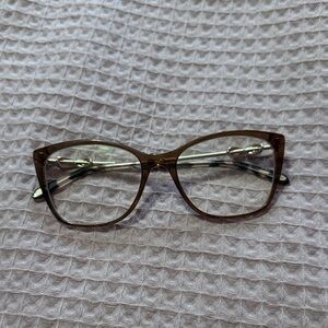 Tiffany & Co. Elegant Brown Glasses